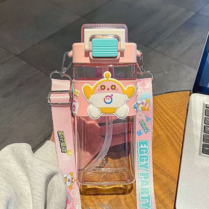 Botella con bombilla 650ml (YT-5512)