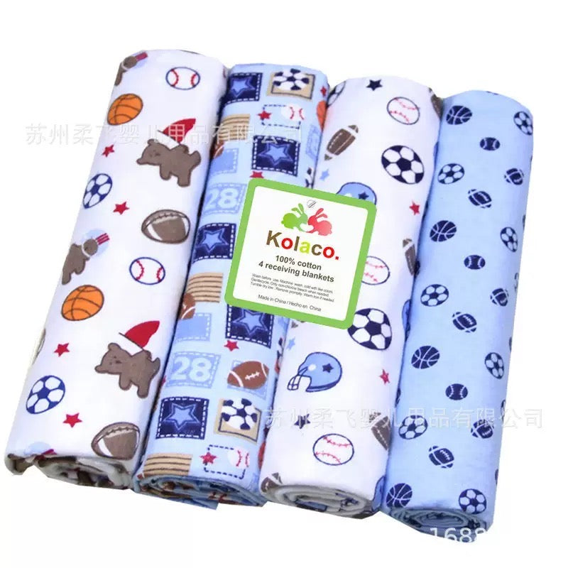set 4 pcs manta para bebé 75cm×100cm (34-65)