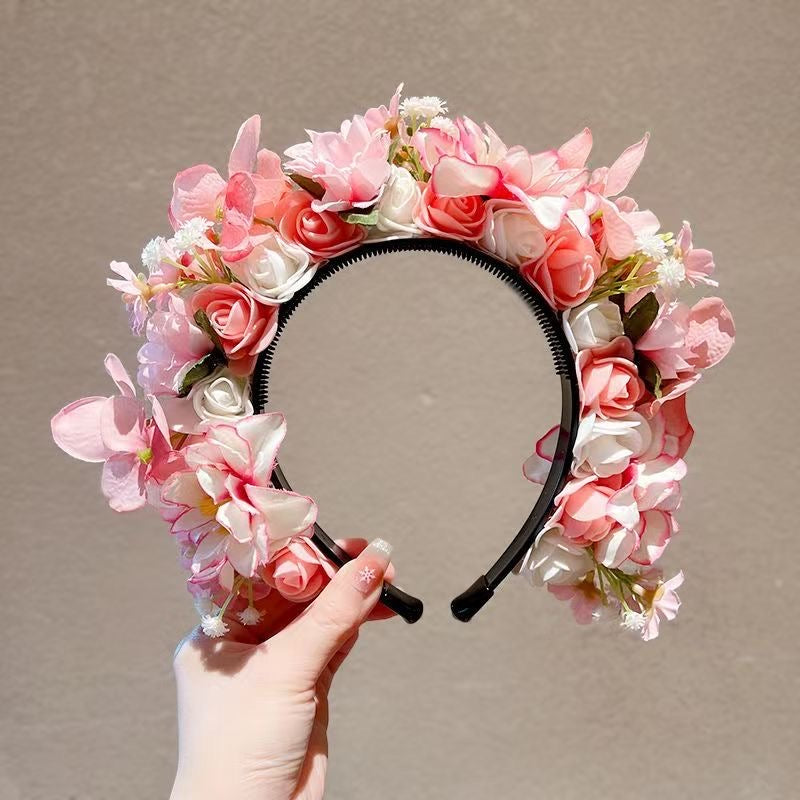 Diadema de flores para niños (P-247)