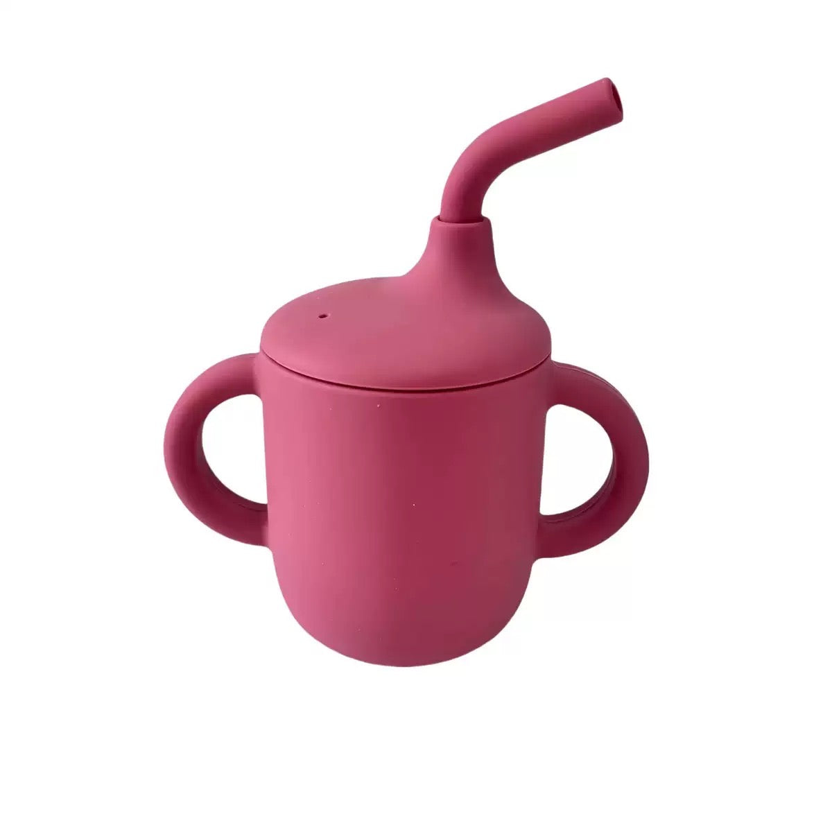 vaso silicona con bombilla para bebé(99-64)