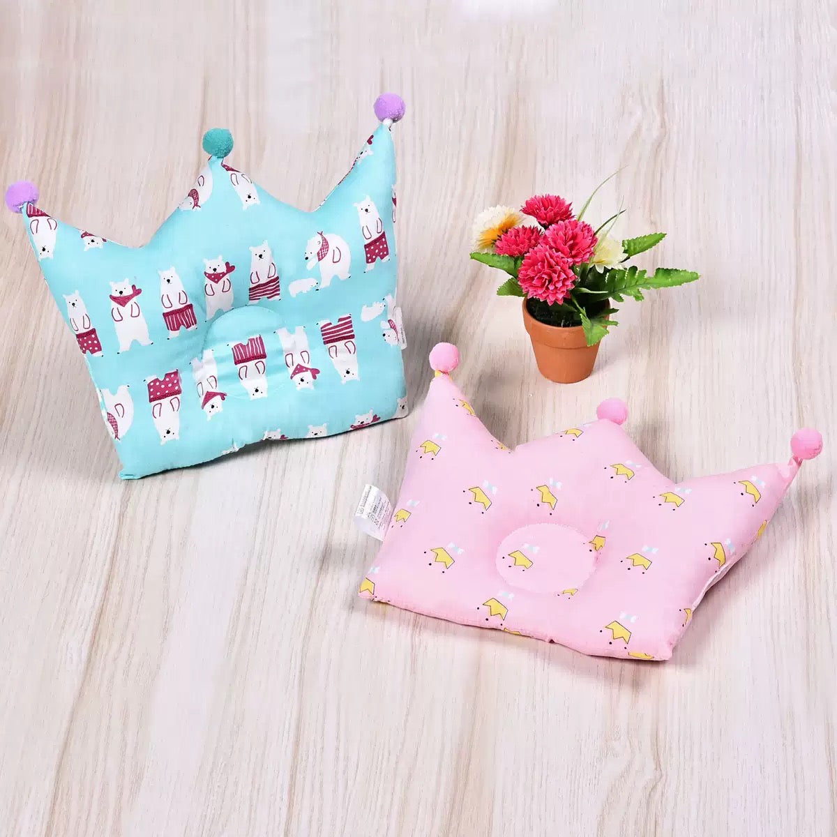 almohada de corona de bebé (34-50)