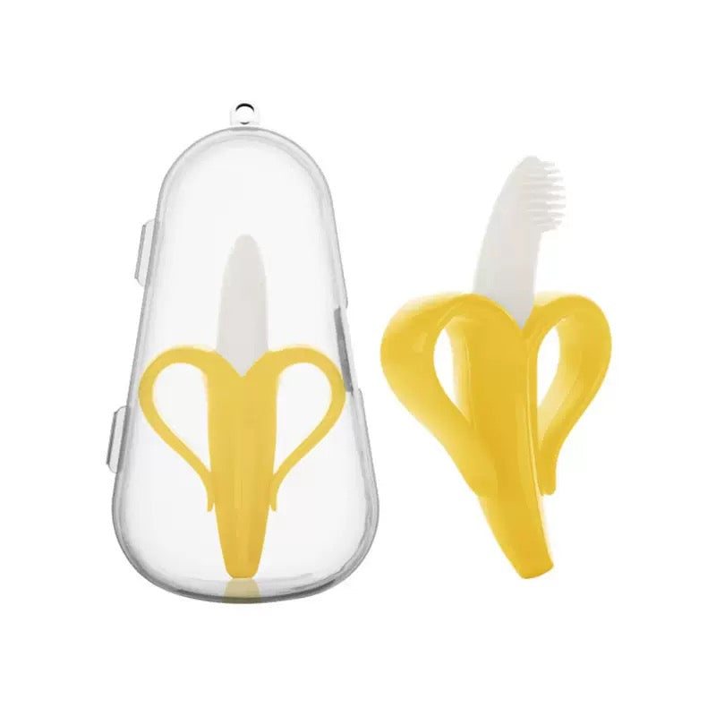 Mordedor diseño banana con cajita (p-92)