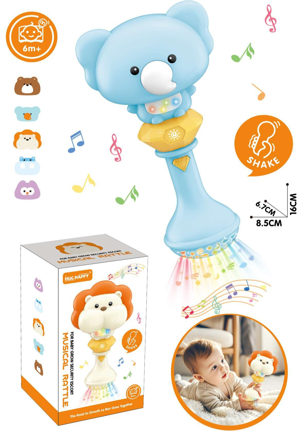 Palo musical de sonajero (66-29)