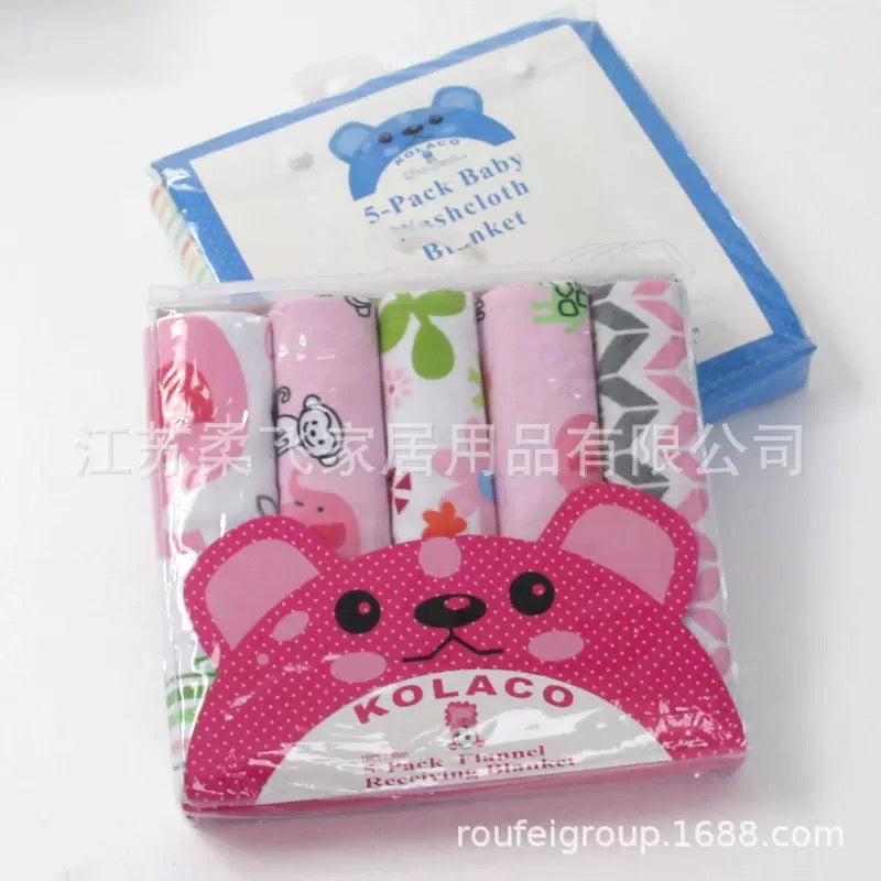 set 5 pcs manta para bebé 75cm×100cm (34-64)