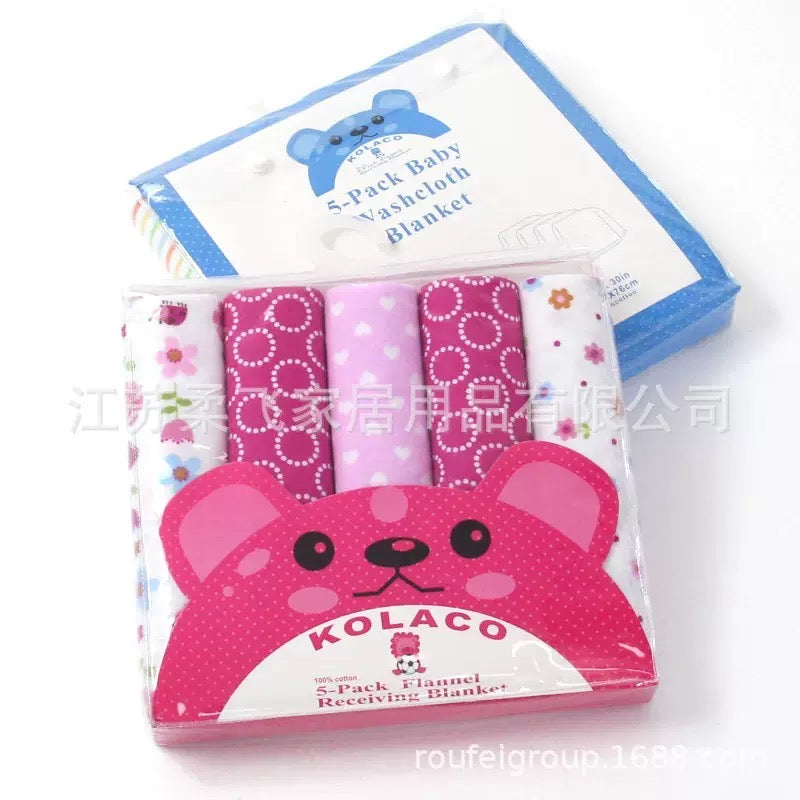 set 5 pcs manta para bebé 75cm×100cm (34-64)