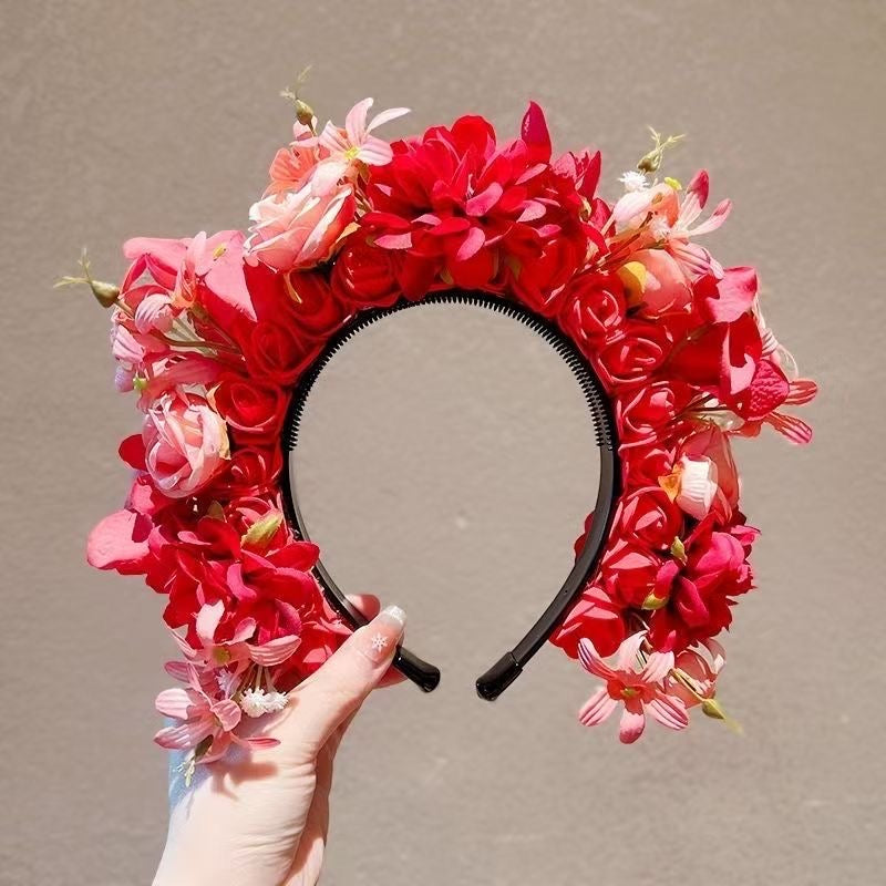 Diadema de flores para niños (P-247)