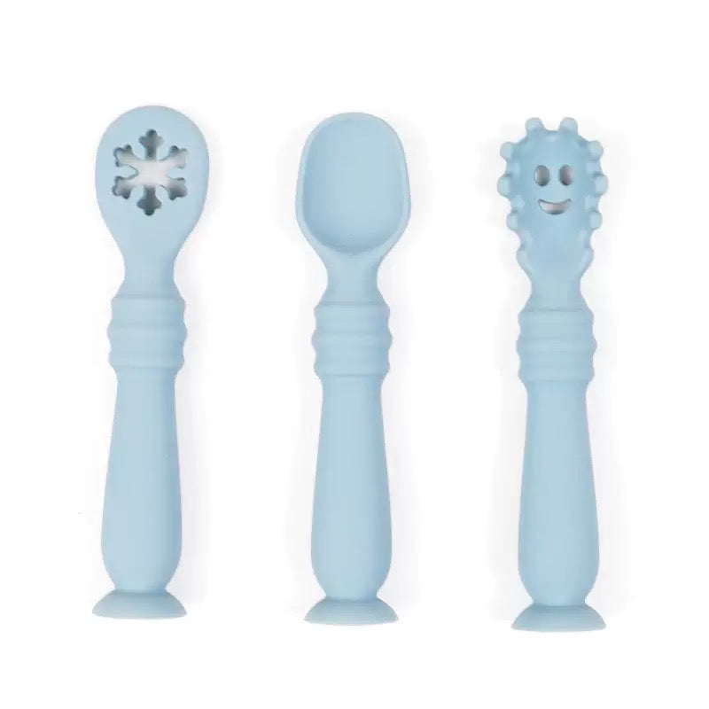 silicona tenedor y cuchara 3 en 1(99-139)