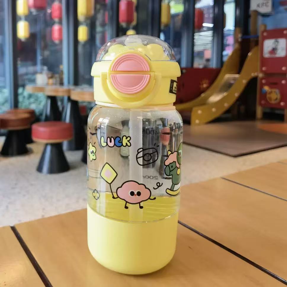Botella con bombilla 600ml (YT-3155)