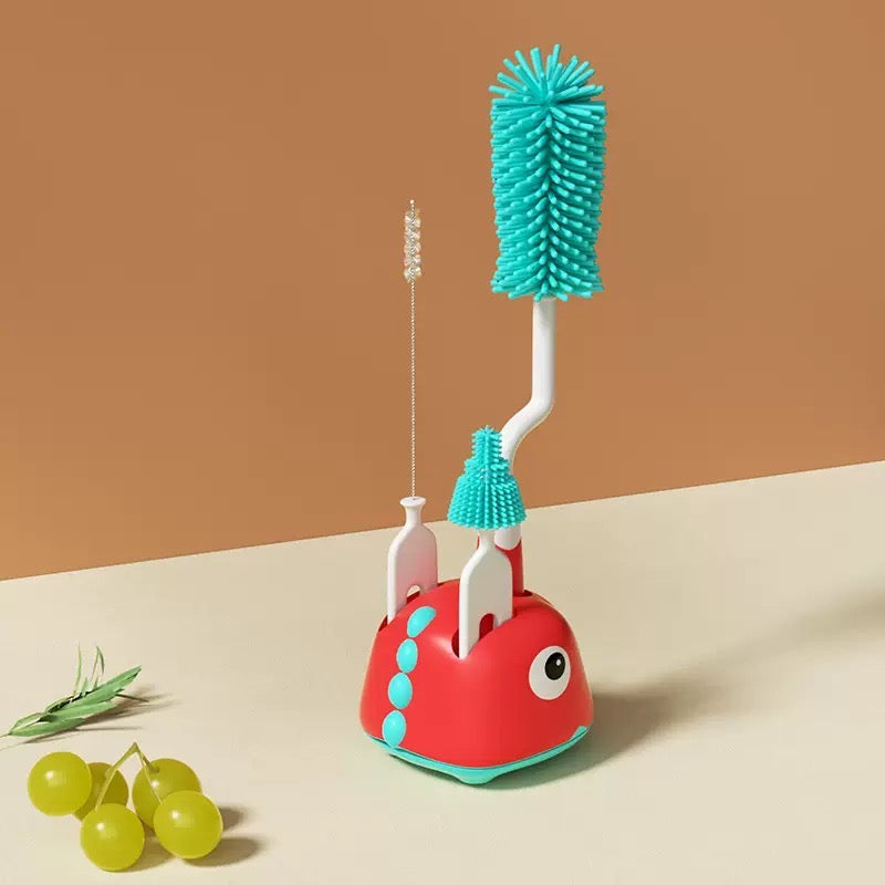 cepillo para mamadera de dinosaurio （KLNPS）
