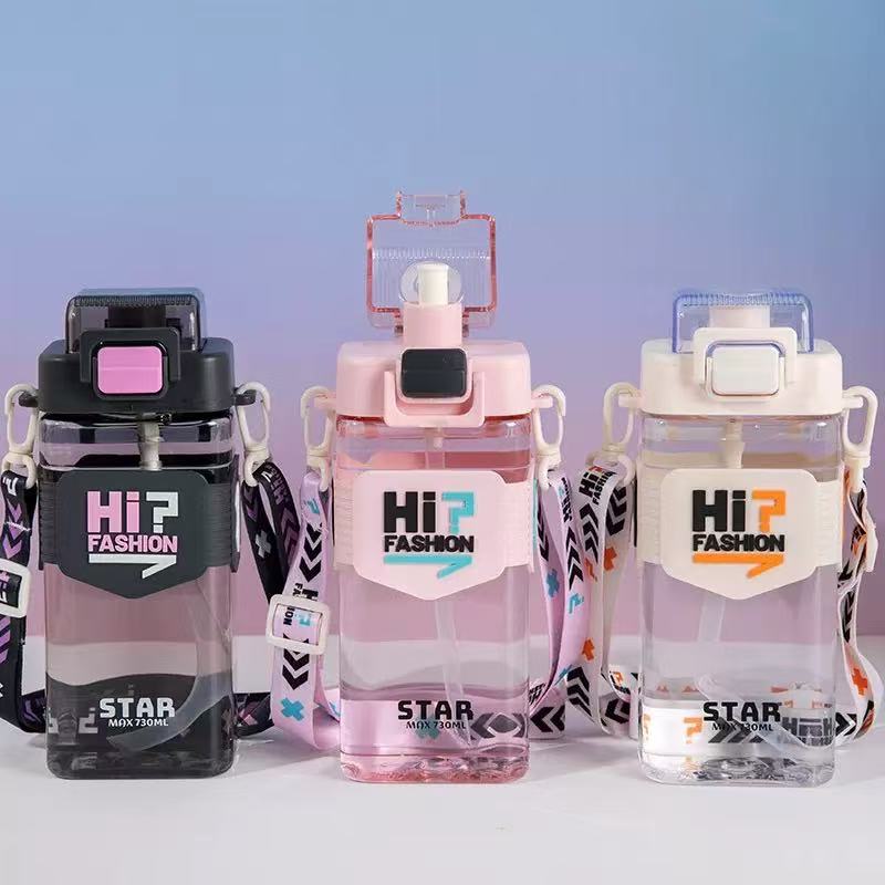 Botella con bombilla 650ml (YT-5510)