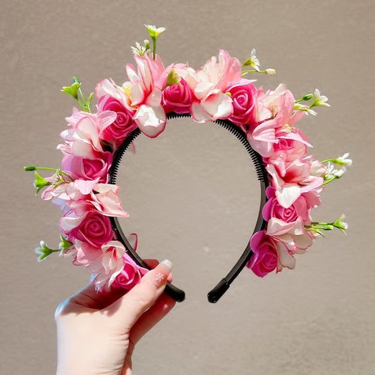 Diadema de flores para niños (P-247)