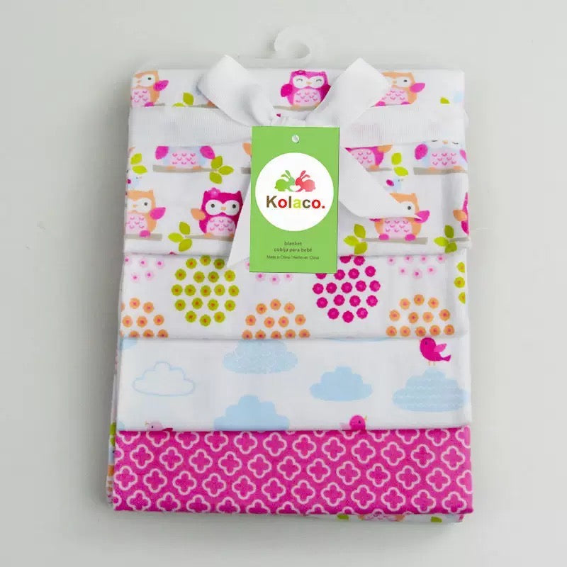 set 4 pcs manta para bebé 75cm×75cm (34-63)
