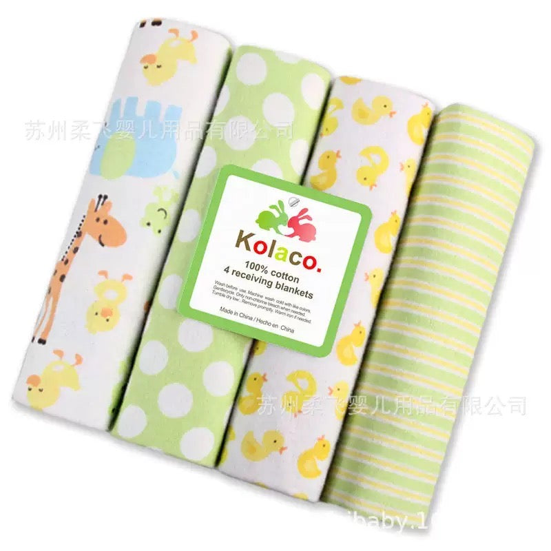 set 4 pcs manta para bebé 75cm×100cm (34-65)