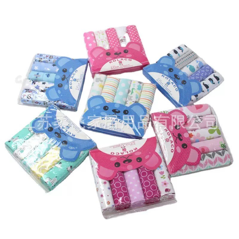 set 5 pcs manta para bebé 75cm×100cm (34-64)
