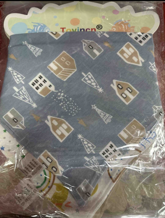 pack 10 baberos triangulo