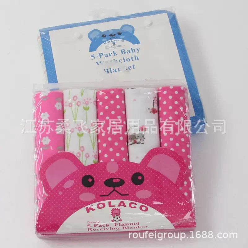 set 5 pcs manta para bebé 75cm×100cm (34-64)