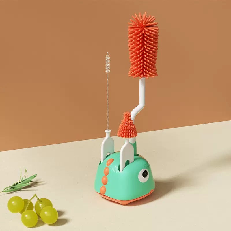 cepillo para mamadera de dinosaurio （KLNPS）