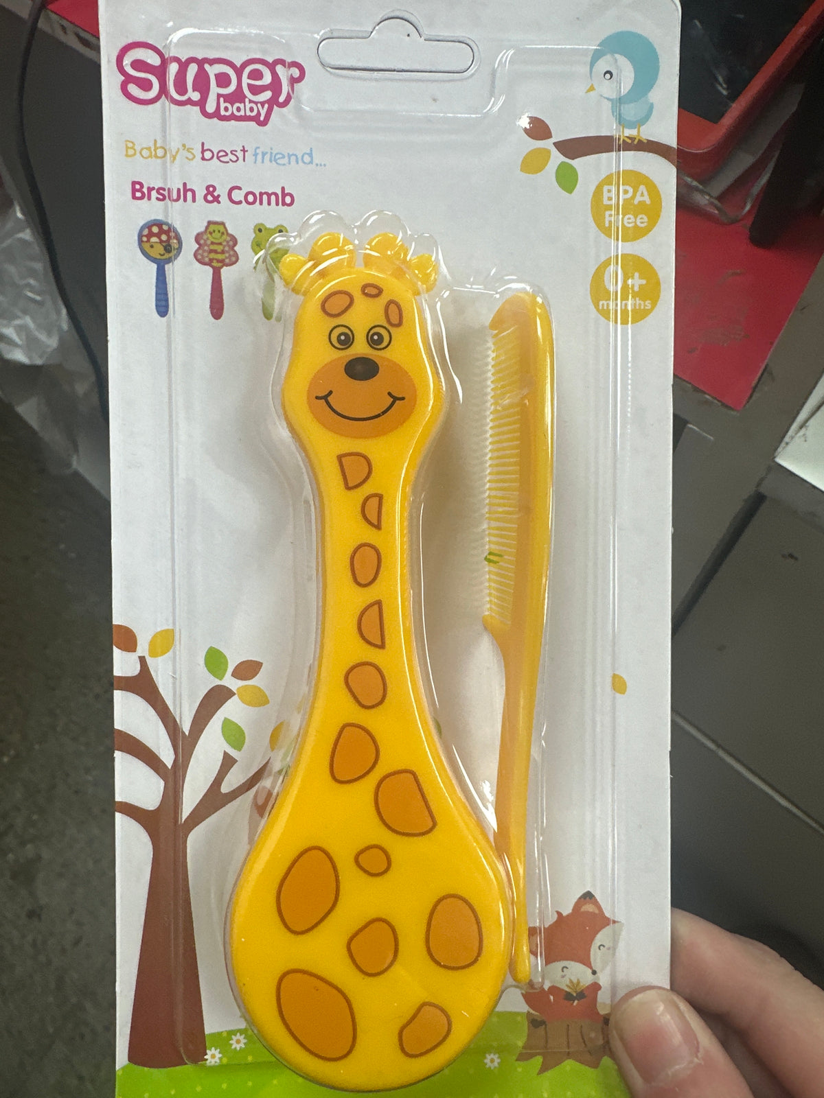 peine de jirafa para bebe