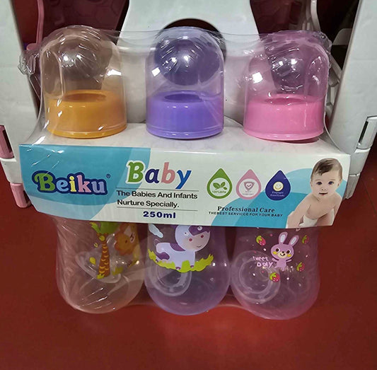 Mamadera 3 pcs 250 ml (84-284)