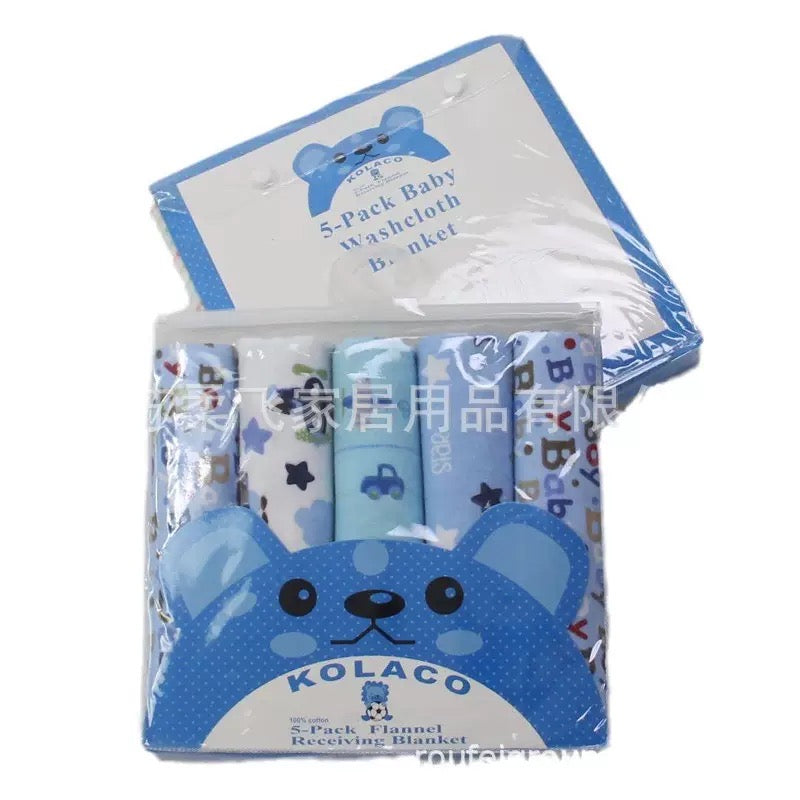 set 5 pcs manta para bebé 75cm×100cm (34-64)