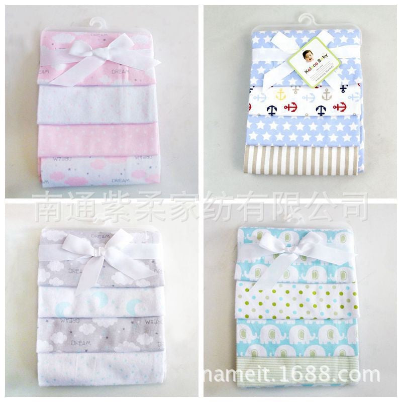 set 4 pcs manta para bebé 75cm×75cm (34-63)