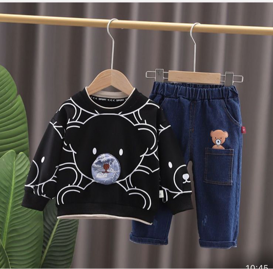 Conjunto de dos piezas: top y pantalón