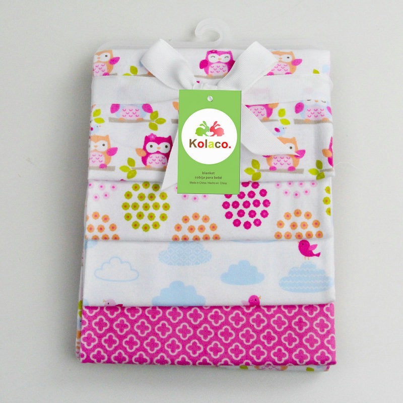 set 4 pcs manta para bebé 75cm×75cm (34-63)