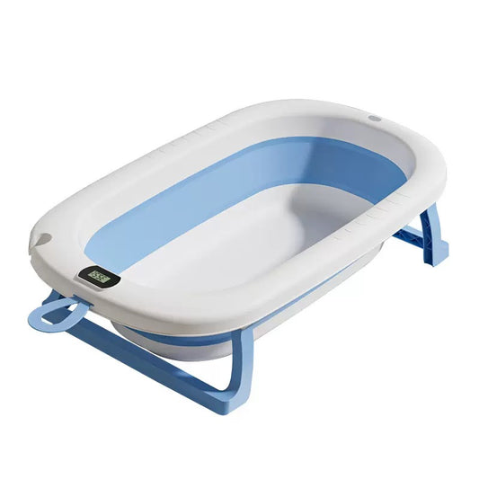 Bañera plegable de silicona con termómetro (90-41)