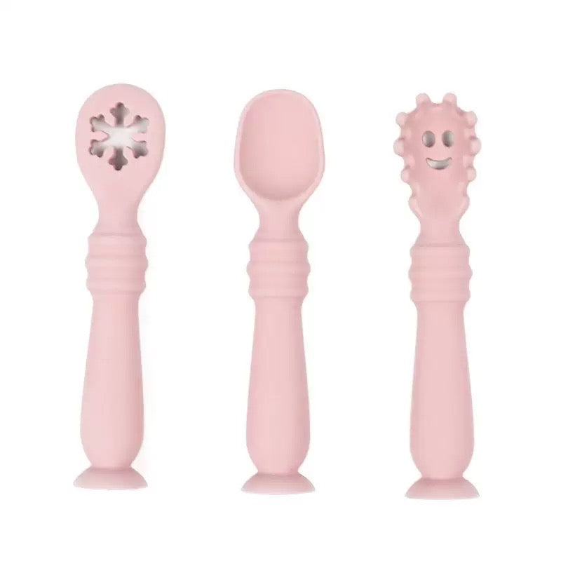 silicona tenedor y cuchara 3 en 1(99-139)