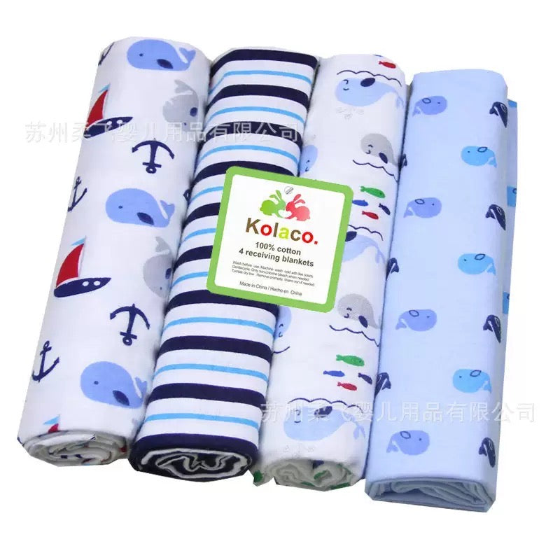 set 4 pcs manta para bebé 75cm×100cm (34-65)
