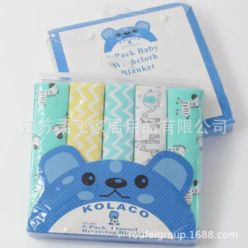 set 5 pcs manta para bebé 75cm×100cm (34-64)