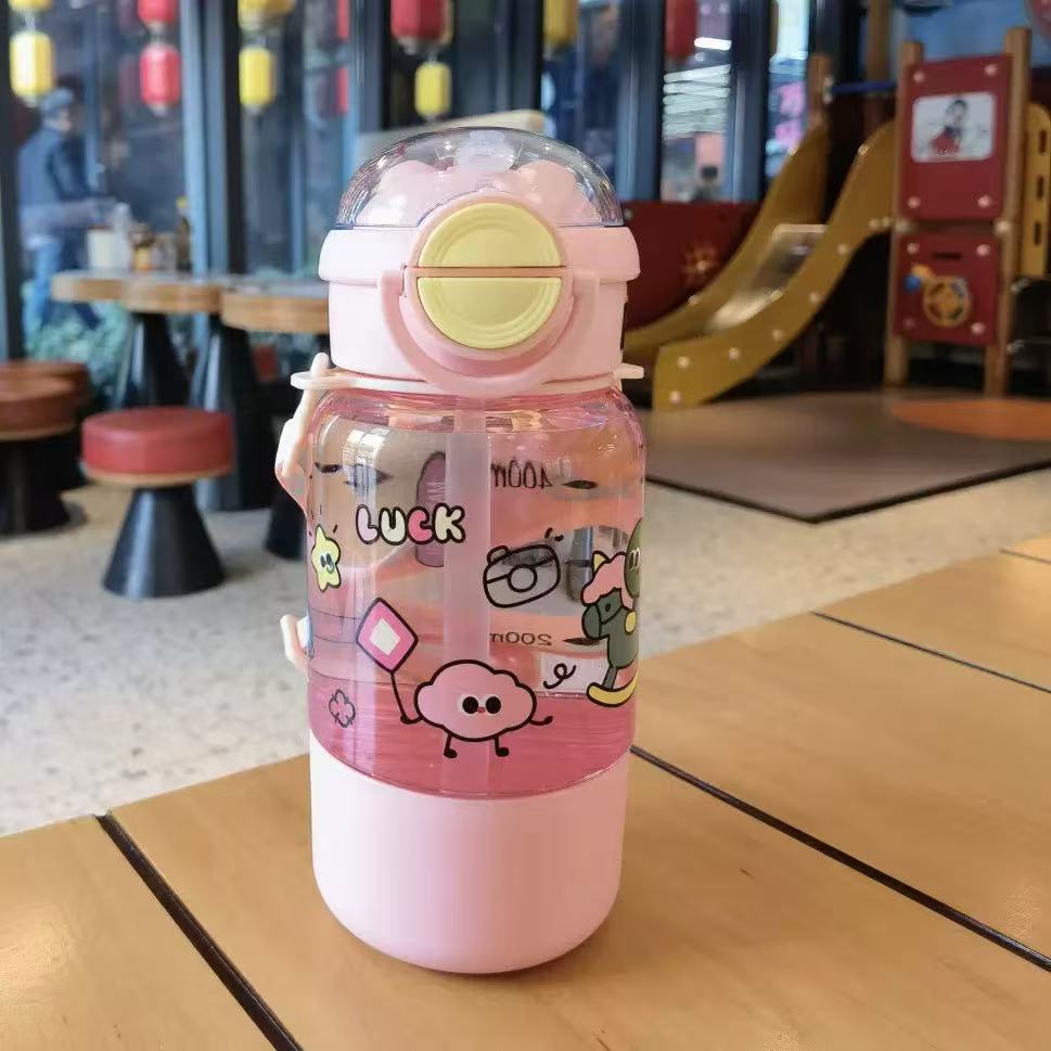 Botella con bombilla 600ml (YT-3155)