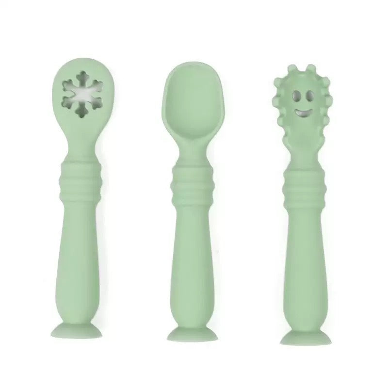 silicona tenedor y cuchara 3 en 1(99-139)