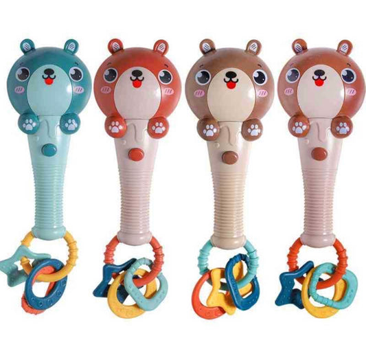 juguete sonajeros musicales con mordedor（927-7A）