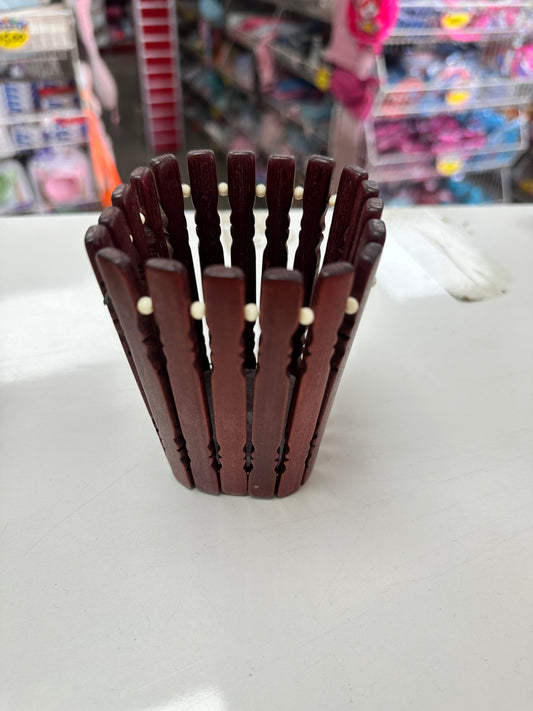 Portalápices de bambú
