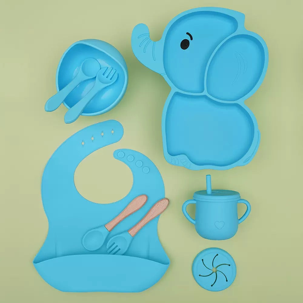 set plato silicona elefante 11 en 1(99-135)
