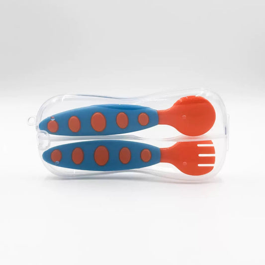 set cubiertos dos colores de bebé （84-139）