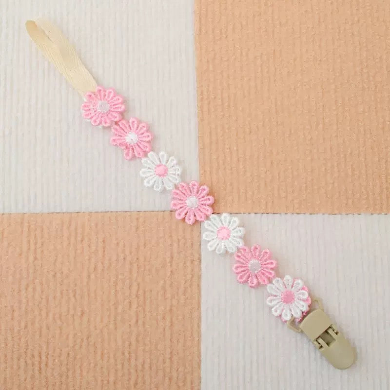 Flor de cadena para chupete (99-223) 12 unidad