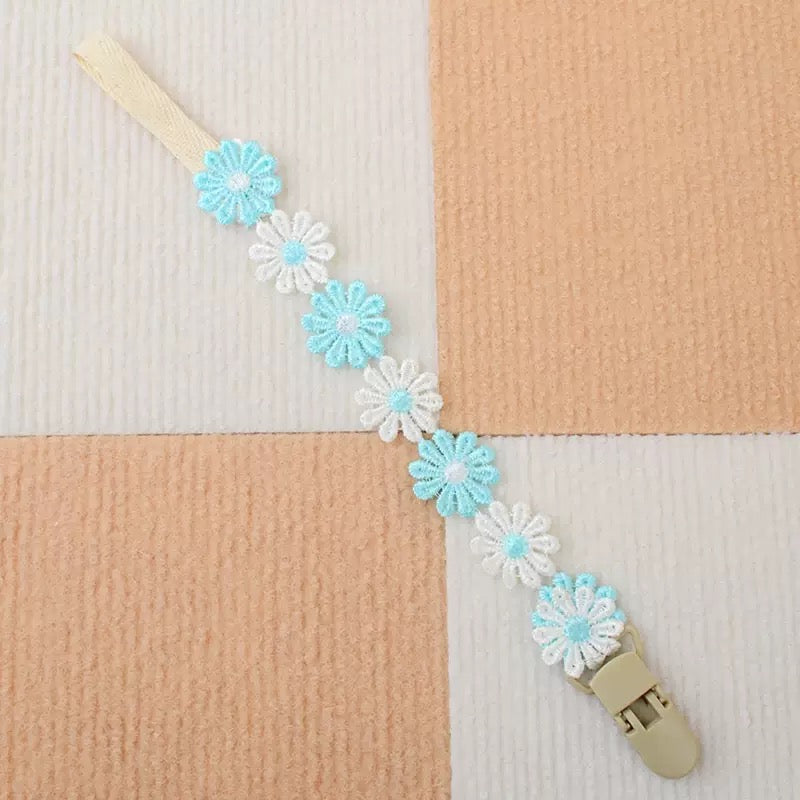 Flor de cadena para chupete (99-223) 12 unidad