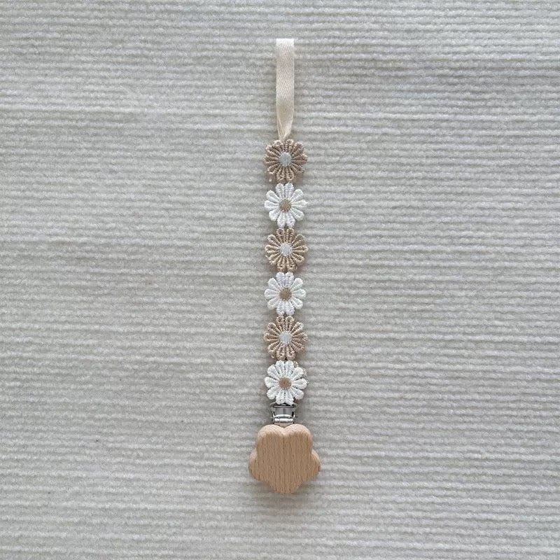 Flor de cadena para chupete (99-223) 12 unidad