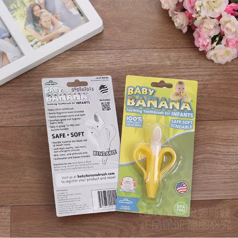 mordedor diseño banana para bebé（FZ-188）